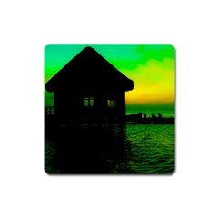 Ocean Dreaming Square Magnet by essentialimage