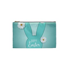 Easter Bunny Cutout Background 2402 Cosmetic Bag (small) by catchydesignhill