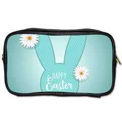 Easter Bunny Cutout Background 2402 Toiletries Bag (one Side) by catchydesignhill