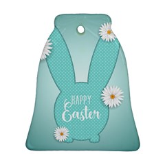 Easter Bunny Cutout Background 2402 Ornament (bell) by catchydesignhill