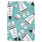 Cute seamless pattern with rocket planets stars Removable Flap Cover (L) Front