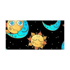 Seamless Pattern With Sun Moon Children Yoga Headband