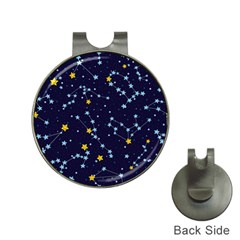 Seamless Pattern With Cartoon Zodiac Constellations Starry Sky Hat Clips With Golf Markers by BangZart