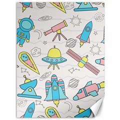 Cute Seamless Pattern With Space Canvas 36  X 48  by BangZart