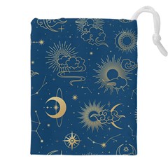 Seamless Galaxy Pattern Drawstring Pouch (5xl) by BangZart