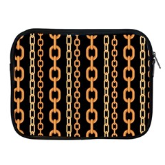 Gold Chain Jewelry Seamless Pattern Apple Ipad 2/3/4 Zipper Cases