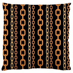 Gold Chain Jewelry Seamless Pattern Standard Flano Cushion Case (one Side)