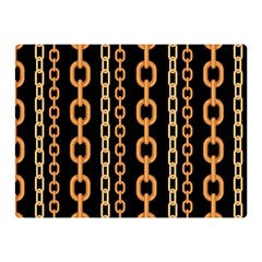 Gold Chain Jewelry Seamless Pattern Double Sided Flano Blanket (mini) 