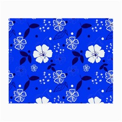 Blooming Seamless Pattern Blue Colors Small Glasses Cloth by BangZart