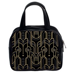 Art Deco Geometric Abstract Pattern Vector Classic Handbag (two Sides) by BangZart