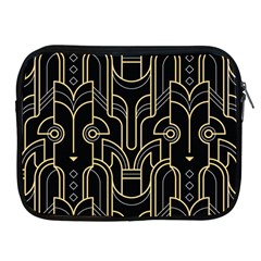 Art Deco Geometric Abstract Pattern Vector Apple Ipad 2/3/4 Zipper Cases