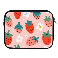 Strawberry Seamless Pattern Apple Ipad 2/3/4 Zipper Cases