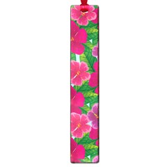 Background Cute Flowers Fuchsia With Leaves Large Book Marks