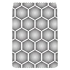 Halftone Tech Hexagons Seamless Pattern Removable Flap Cover (l)