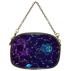 Realistic Night Sky Poster With Constellations Chain Purse (one Side) by BangZart
