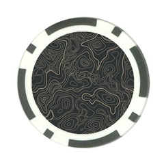 Damask Seamless Pattern Poker Chip Card Guard by BangZart