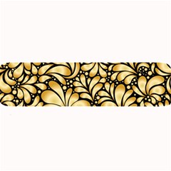 Damask Teardrop Gold Ornament Seamless Pattern Large Bar Mats by BangZart