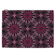 Seamless Pattern With Flowers Oriental Style Mandala Cosmetic Bag (xxl) by BangZart