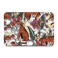 Natural Seamless Pattern With Tiger Blooming Orchid Plate Mats by BangZart
