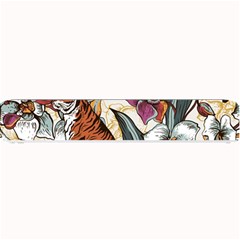 Natural seamless pattern with tiger blooming orchid Small Bar Mats