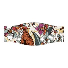 Natural seamless pattern with tiger blooming orchid Stretchable Headband