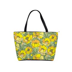 Seamless Pattern With Graphic Spring Flowers Classic Shoulder Handbag by BangZart