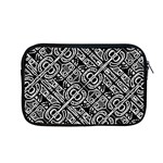 Linear Black And White Ethnic Print Apple MacBook Pro 13  Zipper Case Front