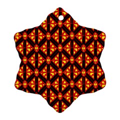 Rby-189 Snowflake Ornament (Two Sides)