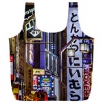 Shinjuku District Urban Night Scene, Tokyo Japan Full Print Recycle Bag (XXL) Front