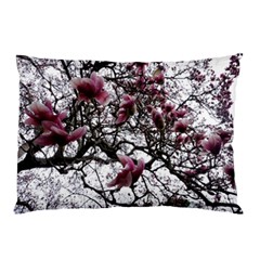 Saucer Magnolia Tree Pillow Case (two Sides) by okhismakingart