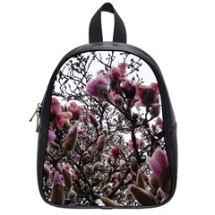 Saucer Magnolia Tree Ii School Bag (small) by okhismakingart