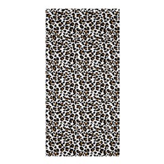 Leopard Spots Pattern, Geometric Dots, Animal Fur Print Shower Curtain 36  X 72  (stall)  by Casemiro