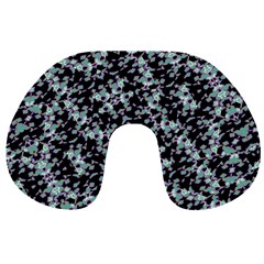 Intricate Modern Abstract Ornate Pattern Travel Neck Pillow by dflcprintsclothing