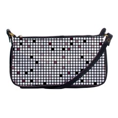 Pattern Petit Carreaux Shoulder Clutch Bag