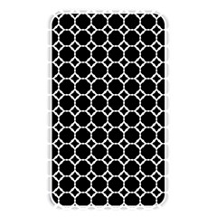 Pattern Abstrait Ronds Noir Memory Card Reader (rectangular)