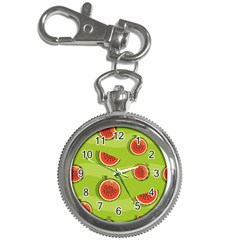 Seamless Background With Watermelon Slices Key Chain Watches