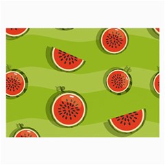 Seamless Background With Watermelon Slices Large Glasses Cloth (2 Sides) by BangZart