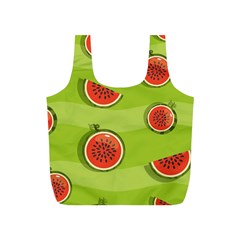 Seamless Background With Watermelon Slices Full Print Recycle Bag (s)