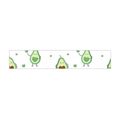 Cute Seamless Pattern With Avocado Lovers Flano Scarf (mini)