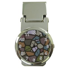 Cartoon Colored Stone Seamless Background Texture Pattern   Money Clip Watches by BangZart