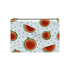 Seamless-background-pattern-with-watermelon-slices Cosmetic Bag (medium) by BangZart