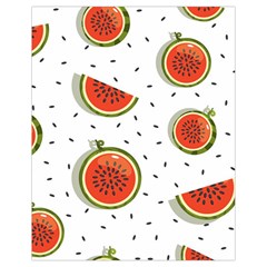 Seamless-background-pattern-with-watermelon-slices Drawstring Bag (small)