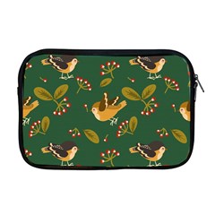 Cute Seamless Pattern Bird With Berries Leaves Apple Macbook Pro 17  Zipper Case by BangZart