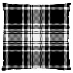 Pixel Background Design Modern Seamless Pattern Plaid Square Texture Fabric Tartan Scottish Textile Standard Flano Cushion Case (two Sides)