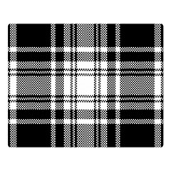 Pixel Background Design Modern Seamless Pattern Plaid Square Texture Fabric Tartan Scottish Textile Double Sided Flano Blanket (large) 