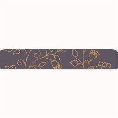 Seamless pattern gold floral ornament dark background fashionable textures golden luster Small Bar Mats