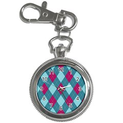 Argyle Pattern Seamless Fabric Texture Background Classic Argill Ornament Key Chain Watches