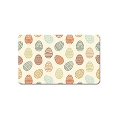 Seamless Pattern Colorful Easter Egg Flat Icons Painted Traditional Style Magnet (name Card) by BangZart