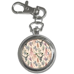 Watercolor Floral Seamless Pattern Key Chain Watches