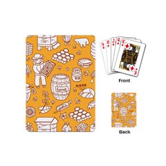 Vector Honey Element Doodle Seamless Pattern With Beehive Beeke Playing Cards Single Design (mini) by BangZart